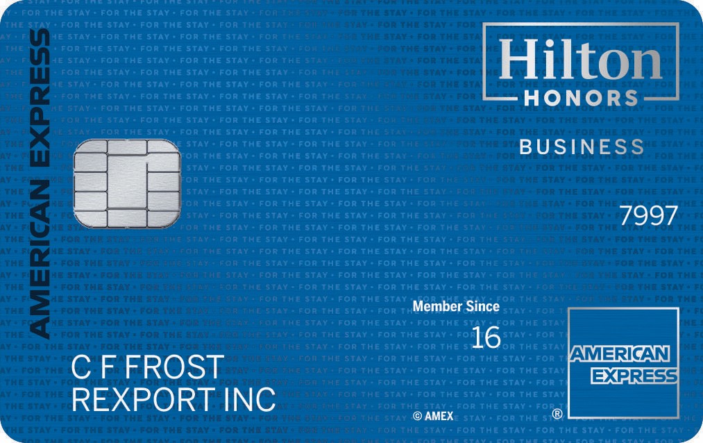 The Hilton Honors American Express Business Card Logo